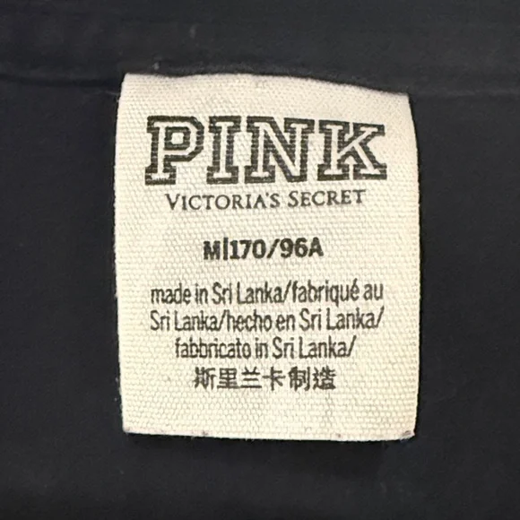 Victoria's Secret Pink Black Crop Top - Picture 3 of 4